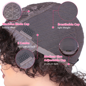 Afro Chic Bob – Cabelo Humano Remy